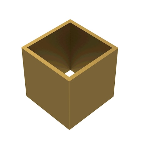 Designs Of Distinction 2" Satin Brass Metal Sleeve 01SLV2SB1